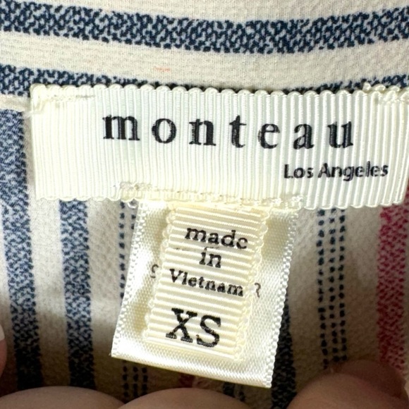 4 for $20 SALE!Monteau Cropped Ruffle Strap Square Neck Jumpsuit, Multi, Size XS - Picture 6 of 11